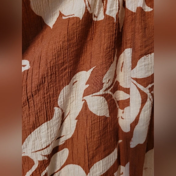 Gorgeous Terracotta And Cream Kaftan - Picture 4 of 8